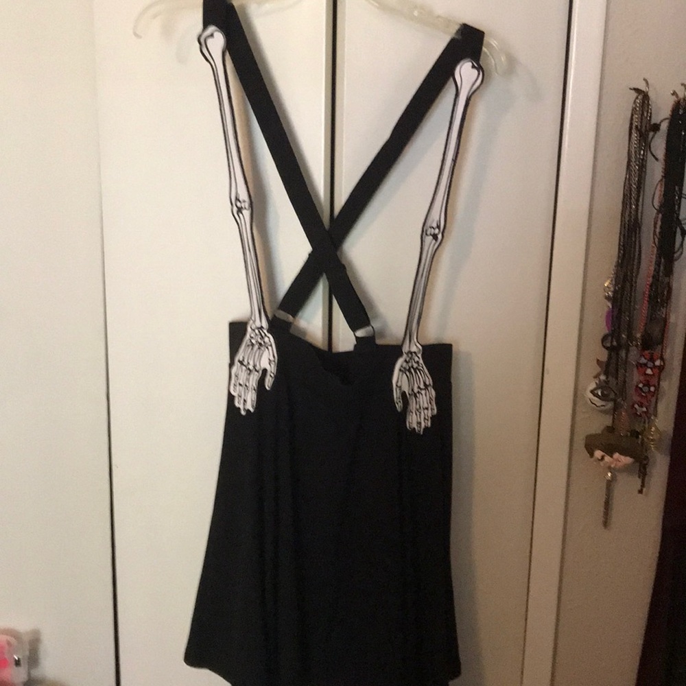 Skeleton Suspender Skirt